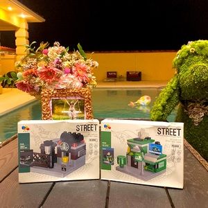 Streetview Building Blocks Simbart Coffee Shop 99 Piece Set NEW SEALED